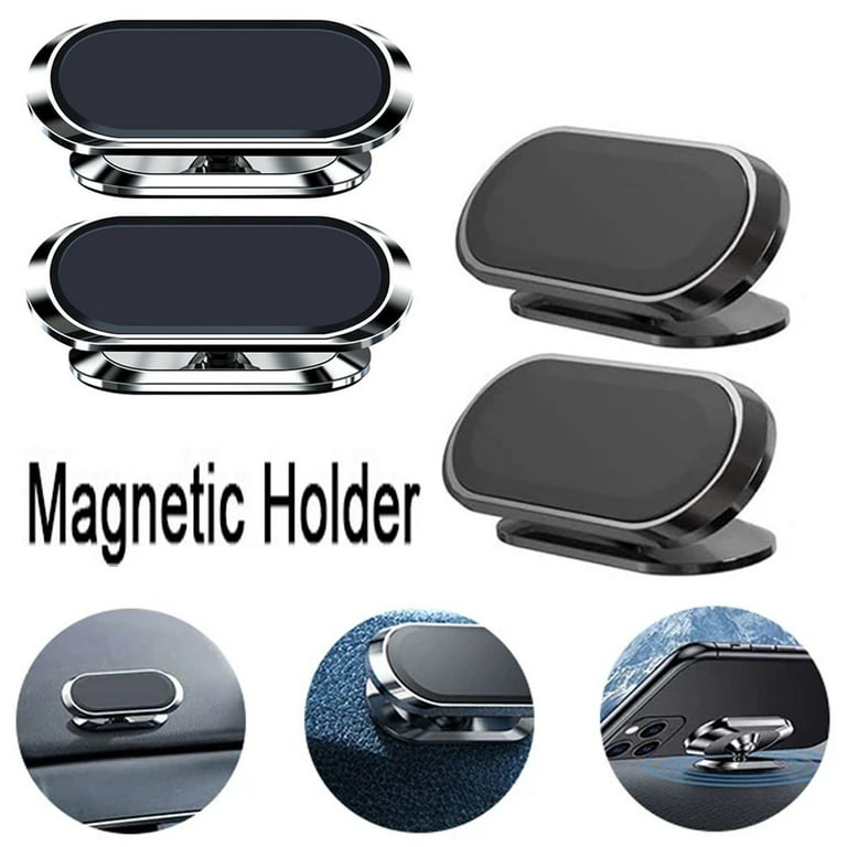HIKER Metal Plates for Magnetic Car Mount Mobile Phone Holders and Other  Magnetic Mount Holders (2 BIG & SMALL)