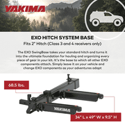 Yakima EXO SwingBase Hitch Base Rack System - 2 Inch Swing Away Hitch Mount