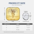 thumbnail image 2 of Kdxio Bunch Of Grapes Print 2-Piece Sun Shade Front Windshield - Foldable Car Front Window Sunshades For Most Sedans Suv Truck, 2 of 6