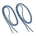thumbnail image 1 of Miangastore 2ensemble Lacets Ronds en Polyester Bleu pour Espadrilles Sport Extérieur 39 Po, 1 of 8