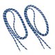 thumbnail image 1 of 2 cordones planos de repuesto para deportes al aire libre, jacquard de alta densidad, redondos, para zapatillas deportivas (azul), 1 of 7