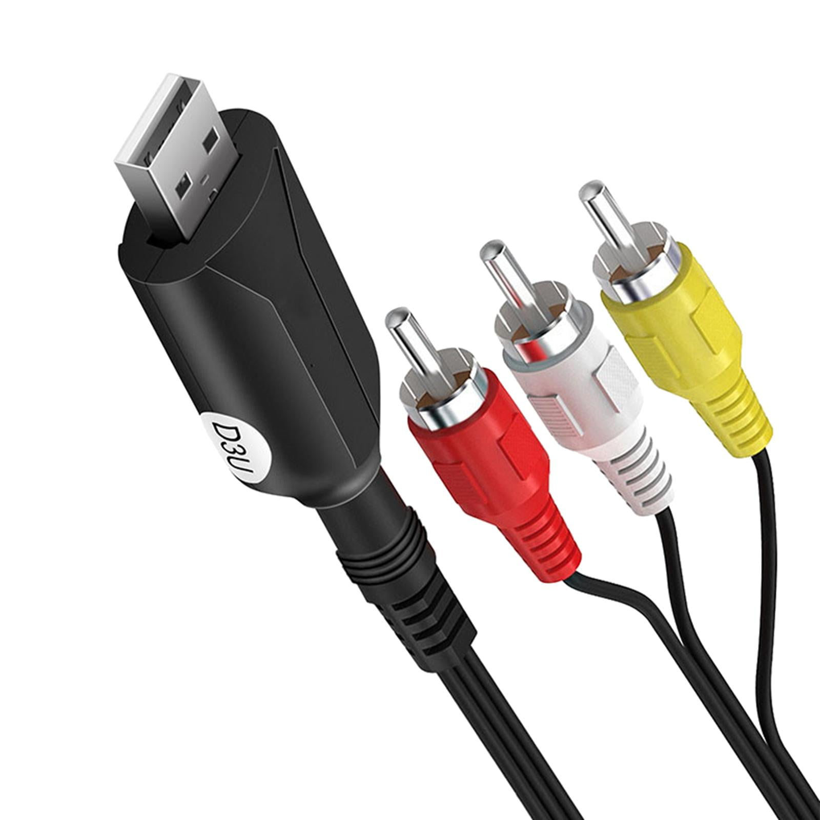 Cables USB CABLING ® Clé USB carte d'acquisition audio-vidéo RCA et S- Vidéo