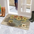 thumbnail image 5 of Sunflower and Bird Welcome Doormat for Indoor/Outdoor Entrance Sunflower and Bird Decoration Door Mat Kitchen Door Mat Bedroom Doormat 17x30 Inch, 5 of 6