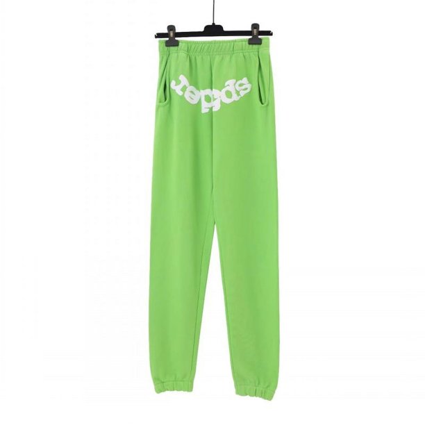 Sudadera con capucha rosa con la misma letra de espuma del cantante de hip-hop Sp5der Young Thug 555555143-2 verde