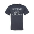 thumbnail image 2 of Wild Bobby,Best Dad in The Seven Kingdoms GoT Thrones, Father's Day, Men Graphic Tees, Vintage Heather Navy, X-Large, 2 of 3
