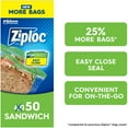 thumbnail image 1 of Ziploc® Sandwich Bags with Grip 'n Seal Technology, 1 of 8