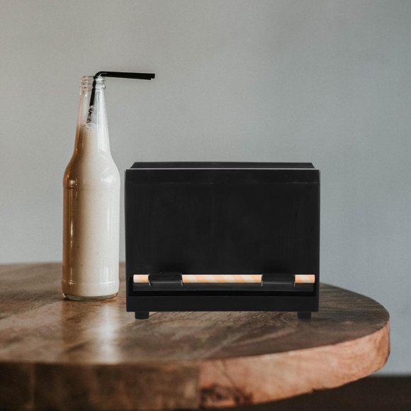 CRILSTYLEO Caja Automática Para Pajillas Push Color Marrón Para Uso En Cafeterías Y Restaurantes