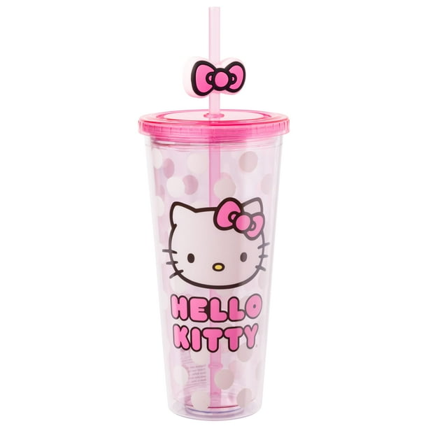 Vaso para bebidas frías Silver Buffalo Sanrio Hello Kitty de plástico, 24 ml