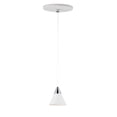 thumbnail image 1 of ET2 Éclairage E25027-WTPC Micro 1-Lumière LED Pendentif - Blanc & Chrome Poli, 1 of 1