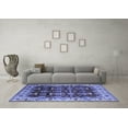 thumbnail image 3 of Ahgly Company Indoor Rectangle Oriental Blue Traditional Area Rugs, 8' x 12', 3 of 4