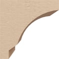 thumbnail image 3 of 5"W x 5"D x 5"H Wide Moab Rough Cedar Woodgrain TimberThane Corbel, Primed Tan, 3 of 6