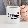 thumbnail image 6 of CafePress - Somebody In Oregon Loves Me Mug - 11 oz Ceramic Mug - Novelty Coffee Tea Cup, 6 of 6
