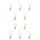thumbnail image 3 of Qarigey Boho Collar Ajustable Universal Elegante Colgantes Colgantes Accesorios Día de San Valentín Regalos para Suéteres Oro Oro 10Conjunto, 3 of 6