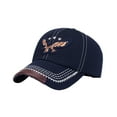 thumbnail image 1 of Decodeary Fashionable Ball Caps For Men Trendy Sun Protection Breathable Fiber Baseball Cap For Men Hat navy blue, 1 of 6