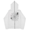 thumbnail image 1 of Sudaderas casuales de araña Y2k oscuras europeas y americanas para hombres y mujeres, sudaderas con capucha, parejas góticas, sudaderas con cremallera de gran tamaño Harajuku, 1 of 4