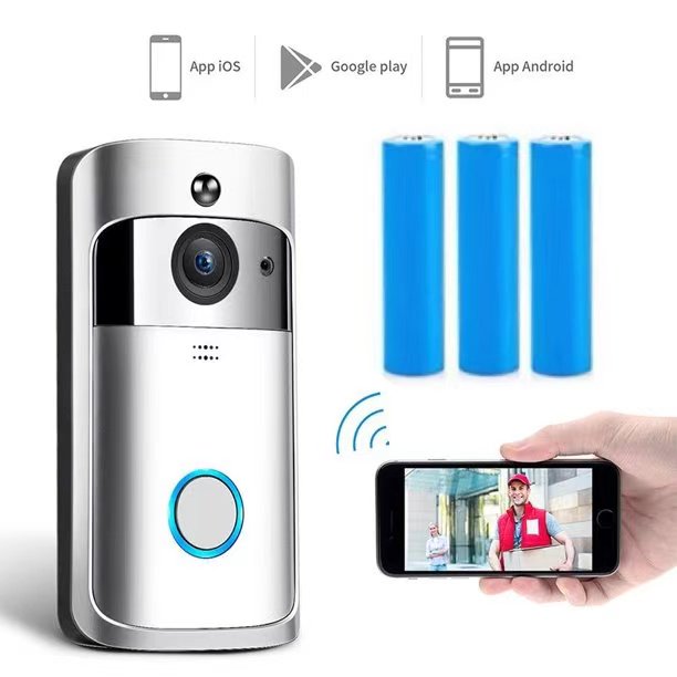 WiFi Video Doorbell Camera with Chime Wireless Home Security Camera