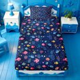 thumbnail image 3 of meiyoeat watercolor Tropical Fish Twin Sheets,Seabed Print Bedding,3-Piece,1 Fitted Sheet and 1 Pillowcase, 3 of 6