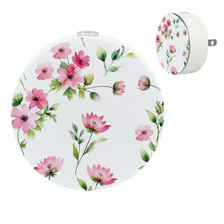 

YZUOUZY Bedside Lamps Night Lights Small Bedside Lamps Set of 2 Flowers Oriental Cherry