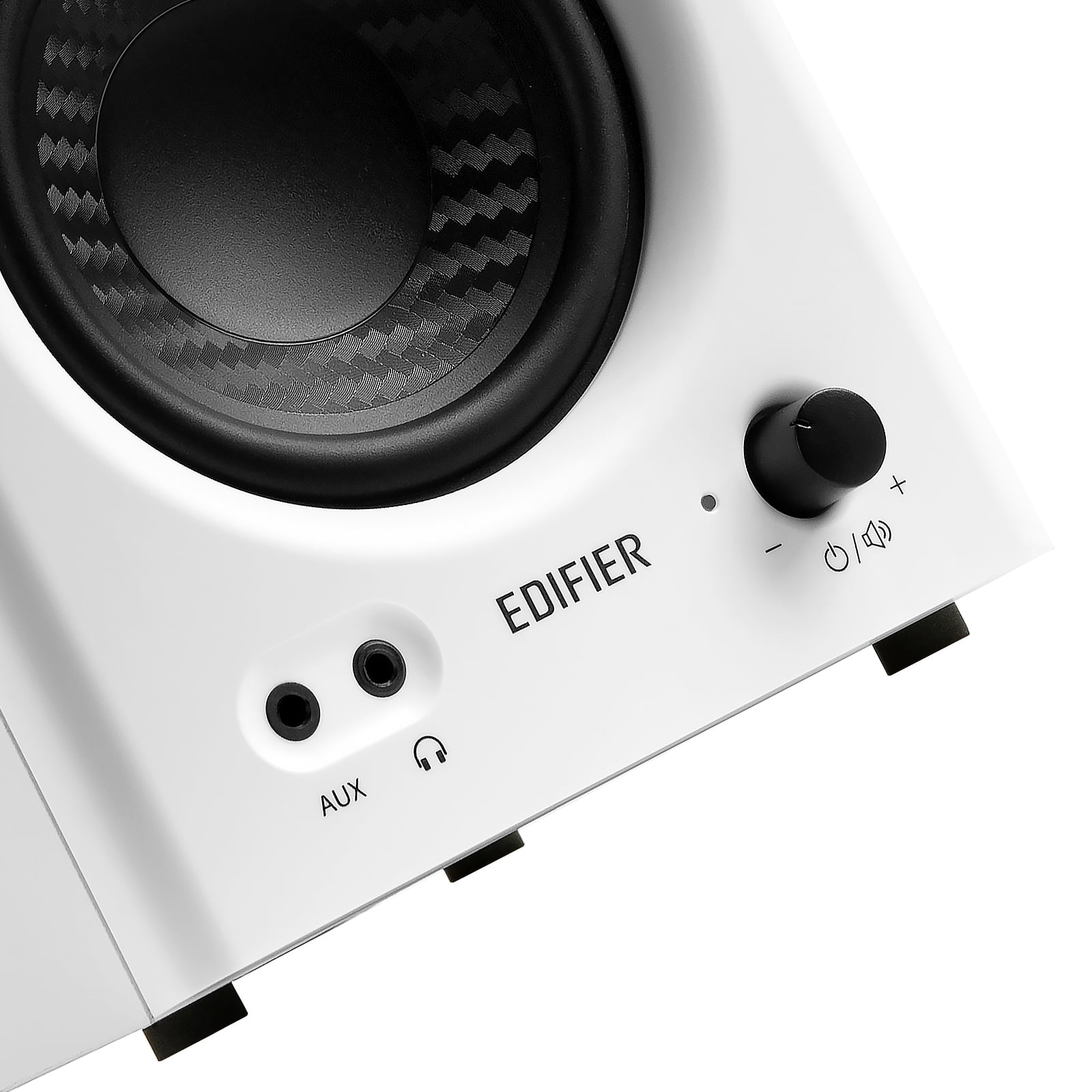 Restored Edifier MR4 Powered Studio Monitor Speakers - Pair - White (Refurbished)