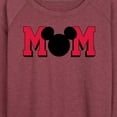 thumbnail image 3 of Mickey & Friends - Mom Mouse Silhouette - Women's Lightweight French Terry Long Sleeve Shirt, 3 of 5