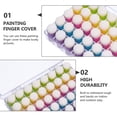 thumbnail image 3 of FESTFENDS 40Pcs Finger Painting Kit Painting Finger Cover Assorted Color Plastic Sponge DIY Design Indoor Play, 3 of 4