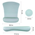 thumbnail image 3 of Logianis Mouse pad Wrist Rest Support Ergonomic Gel Mouse pad Memory Foam Keyboard Set green, 3 of 7
