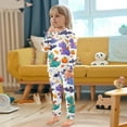 thumbnail image 5 of Boys Pajamas Girls Pajama Cute Cartoon Dinosaur Cute Comfortable Cotton Two-piece Pajama Set, 5 of 7