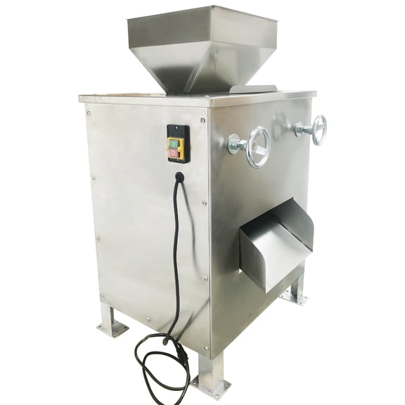 Grease Material Grinder Walnut Nut Soybean Sesame Crusher 110V 440lbs/h Adjustable 1-10mm Fineness