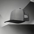 thumbnail image 2 of WMNTST Womens Baseball Caps Flat Brim Mesh Color Block Baseball Caps Casual Breathable Daily Sports Hat, 2 of 4