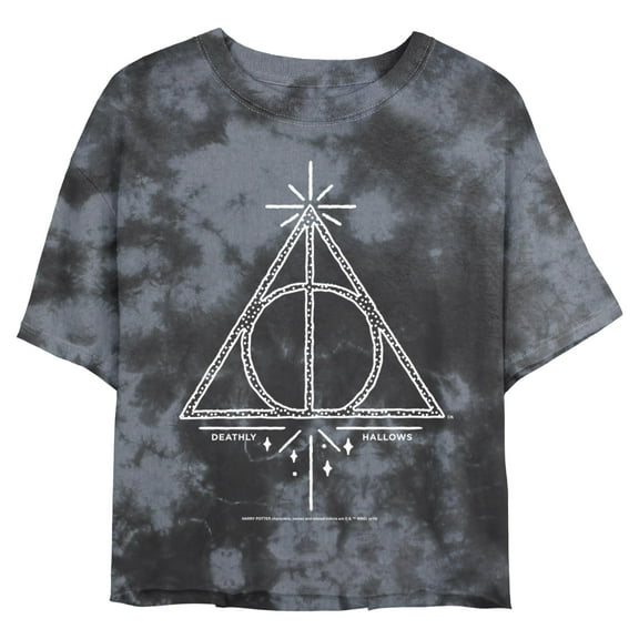 Junior's Harry Potter Hallows Sign Graphic T-Shirt