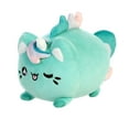 thumbnail image 5 of Aurora - Small Green Tasty Peach - 7" Moon Blossom Meowchi - Enchanting Stuffed Animal, 5 of 7