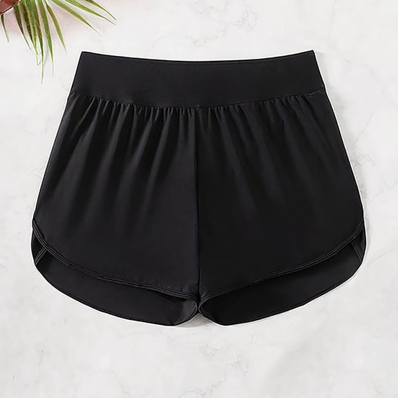 Kakii 3'' Athletic Workout Running Shorts for Women Knit Waistband Pocket with Liner