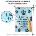 thumbnail image 4 of America Forever Pet Memorial Garden Flag - My Heavenly Guardian Angel, Paw Prints Lost Pet Cat Dog Bereavement Remembrance - Double Sided Seasonal Yard Outdoor Decorative Flag - 12.5" x 18", 4 of 7