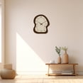 thumbnail image 4 of Vintage Farmhouse Wall Clocks Battery Operated 16 Inch Irregular Wood Wall Clock Brown Decorative Wall Clock Silent Non-Ticking for Bathroom Bedroom Living Room, 4 of 6