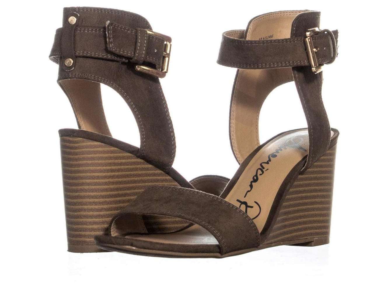 american rag platform sandals