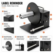Automatic Label Rewinder, Adjustable Speed Barcode Tag Rewinding Machine