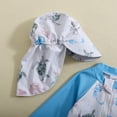 thumbnail image 6 of Kogui Baby Swimsuit Baby Boy Rash Guard Swimsuit Toddler Long Sleeve One Piece Zipper Bathing Suit Infant Swimming Suit 12 18 Months (Sky Blue,12-18 Months), 6 of 8