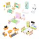thumbnail image 2 of 30 Unids Simulación Muebles de Madera en Miniatura Juguetes DIY Escena Modelo Photo Props Casa de Muñecas Muebles Conjunto para Dormitorio Sala de Baoblaze Organizador de joyero, 2 of 8