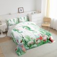 thumbnail image 3 of Feelyou Child Cartoon Seahorse Bedding Comforter Set, Dreamy Ocean Animal Twin Comforter Sets, Seashell Starfish Coral Reversible Bedding Set, Breathable Home Decor, 2pcs, 3 of 8