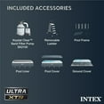 thumbnail image 5 of INTEX 24ft x 12ft x 52in Ultra XTR Above Ground Pool, Automatic Vacuum Cleaner, & Maintenance Kit, 5 of 10