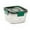 Green #2, variant on Airtight Food Storage Container with Lid | Clear Cereal & Pantry Organizer for Flour, Sugar, Rice, Nuts | Green PET/TPR | Leak-Proof & Stackable