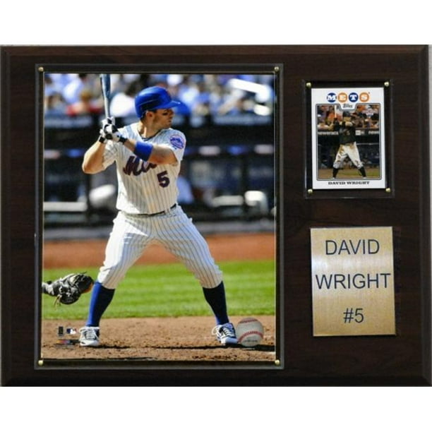 C & I Collectables 1215DWRIGHT MLB David Wright New York Met la Plaque du Joueur