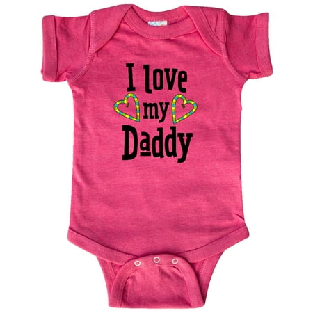 

Inktastic I Love my Daddy- hearts Gift Baby Boy or Baby Girl Bodysuit