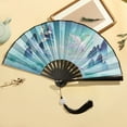 thumbnail image 5 of SDFGTstore Chinese Handhelds Fan Double Sided Vintage Painting Folding Fan Cheongsam Dance Performances Photography Hand Fan Gift, 5 of 20