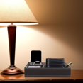 thumbnail image 5 of Leather Valet Tray, Bedside Table, Organiser Box for Desk or Dresser,Storage Case（brown）, 5 of 5