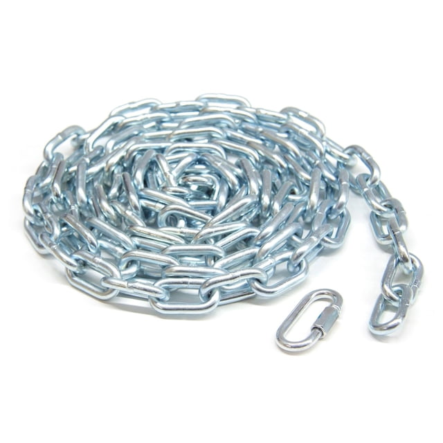 Bobina Chain KingChain 699481 chapada en zinc de grado 30, 1/4 pulgadas x 10 pies