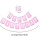 thumbnail image 2 of Billuyoard 1 Uds. Conjunto de tarjeta de papel rosa de 16,4 pies cartel de feliz cumpleaños signo de feliz cumpleaños decoraciones de Kits de decoración para fiestas Rosa 16.4 pies, 2 of 6