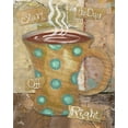 thumbnail image 2 of Medley, Elizabeth 15x18 White Modern Wood Framed Museum Art Print Titled - Coffee Collage II, 2 of 4
