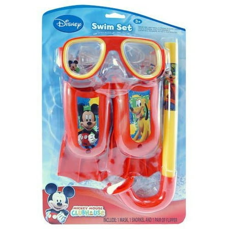 UPC 687554278347 product image for Mickey Mouse 3Pc Swim Fins Snorkel Mask Case Pack 6 | upcitemdb.com
