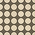 thumbnail image 1 of Ahgly Company Machine Washable Indoor Square Transitional Coffee Brown Area Rugs, 7' Square, 1 of 7